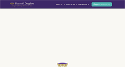 Desktop Screenshot of pharaohsdaughters.com